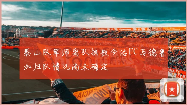 泰山队军师离队执教今治FC马德鲁加归队情况尚未确定